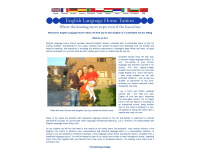 english-language-home-tuition.co.uk Webseite Vorschau