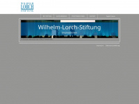 wilhelm-lorch-stiftung.de Webseite Vorschau
