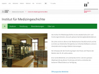 mhi.unibe.ch Webseite Vorschau