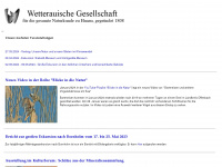 wetterauischegesellschaft.de Webseite Vorschau