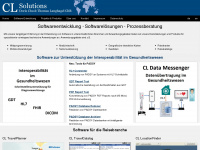 cl-solutions.de Webseite Vorschau