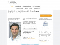 neurochirurgie-mahvash.com Webseite Vorschau