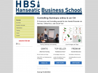 hanseatic-business-school.com Webseite Vorschau