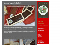 karl-marx-schokolade.de Webseite Vorschau