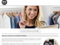 modeexpress-karriere.de Webseite Vorschau