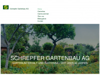 schrepfer-gartenbau.ch Webseite Vorschau