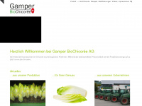biochicoree.ch Webseite Vorschau