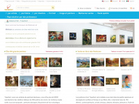 peintures-tableaux.com Webseite Vorschau