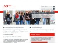 coburg-university.de Webseite Vorschau