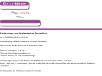 kleiderboerse.com Webseite Vorschau