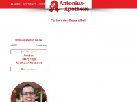 antonius-apotheke-emstek.de Webseite Vorschau