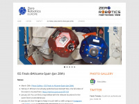 zerorobotics.iuii.ua.es Webseite Vorschau