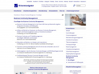 business-continuity-management.info Webseite Vorschau