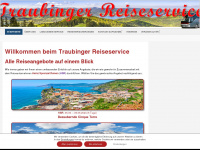 traubinger-reiseservice.de Webseite Vorschau