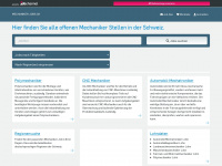 mechaniker-jobs.ch Webseite Vorschau