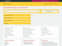 berner-stellen.ch Webseite Vorschau