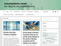 ccecosystems.news Webseite Vorschau