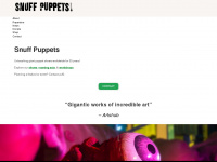 snuffpuppets.com Webseite Vorschau