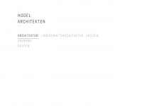 hodel-architekten.ch Webseite Vorschau