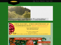 bosch-fruchtsaefte.de Webseite Vorschau