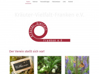 kräuter-vielfalt-franken.de Webseite Vorschau