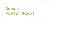 servus-platzhirsch.de Thumbnail