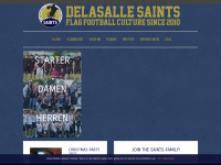 saints-flagfootball.com Webseite Vorschau