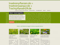 insektenpflanzen.de Webseite Vorschau
