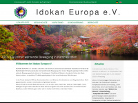 idokan-europa.org Webseite Vorschau