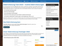 elektroheizung-test.net Webseite Vorschau