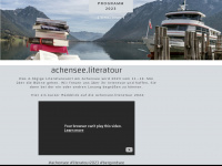 achensee-literatour.at Webseite Vorschau