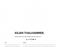 kilianthalhammer.com Webseite Vorschau