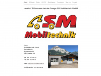 sm-mobiltechnik.ch Webseite Vorschau