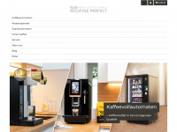 coffee-perfect.at Webseite Vorschau
