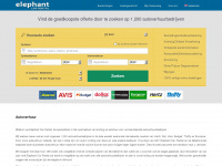 elephantcarrental.nl Webseite Vorschau