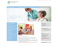 anna-klinik.de Webseite Vorschau