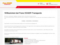 egger-transporte.at Webseite Vorschau