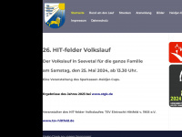 volkslauf-hittfeld.de Webseite Vorschau