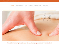 krankengymnastik-zirndorf.de Webseite Vorschau