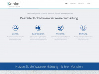 kenkel-wasserenthaertung.de Webseite Vorschau