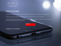 admex.ch Webseite Vorschau