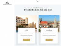 ahlers-real-estate.com Webseite Vorschau