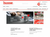 husse.cz Webseite Vorschau