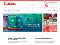 husse.hu Webseite Vorschau