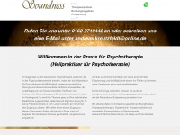psychotherapie-soundness.de Webseite Vorschau