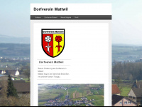 dorfverein-mattwil.ch Webseite Vorschau