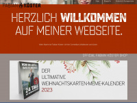 fabiankoester.com Webseite Vorschau
