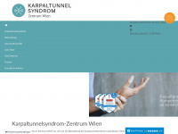 karpaltunnelzentrum-wien.at Webseite Vorschau