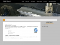 wolff-maschinenbau.com Webseite Vorschau