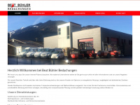 buehler-bedachungen.ch Webseite Vorschau